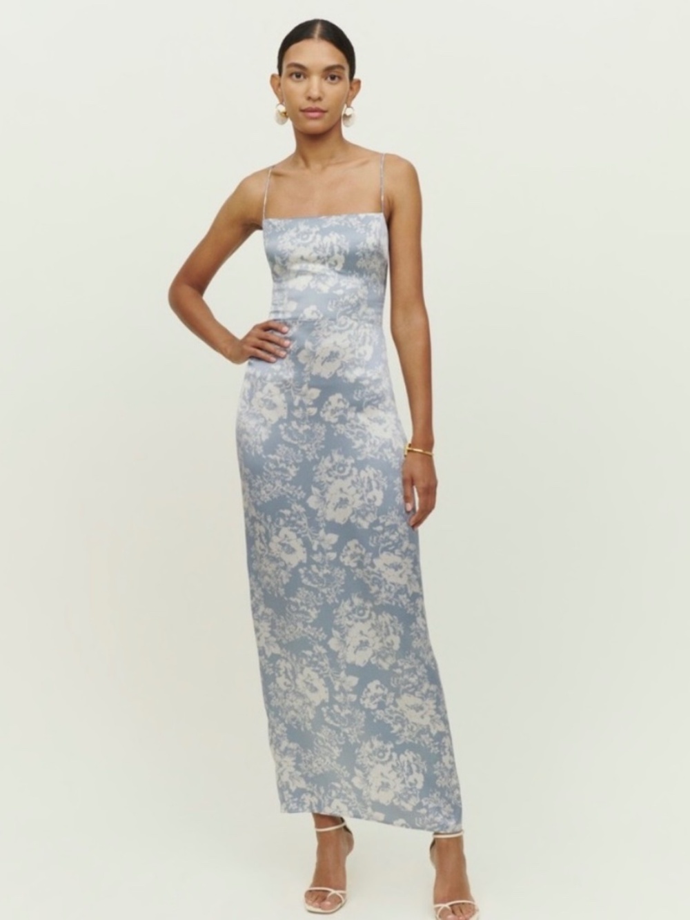Brand New Reformation Frankie Silk Dress